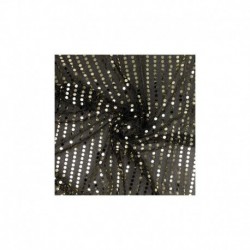 Tissu Paillette Or Sur Voile