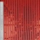 Tissu Paillette Sur Voile Rouge 