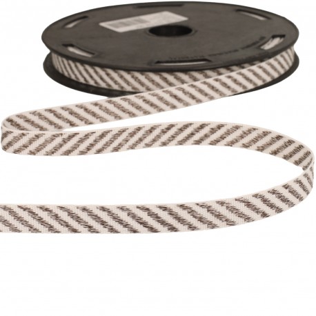 Galon rayures bicolore