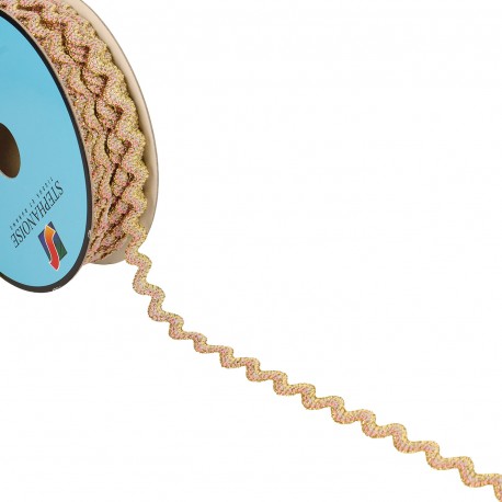 Serpentine multicolore métal