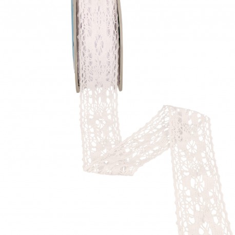 Dentelle entre deux fleurs