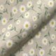 Tissu Marguerite Fond Coloris Lin