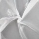 Tissu Charlotte Voile Brodé Blanc 