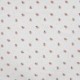 Tissu Jersey Côtelé Coton Imprimé Coccinelle Ecru