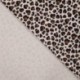 Tissu French Terry Imprimé Leopard Caramel
