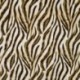 Tissu Popeline de Viscose Imprimé Zebre Marron 