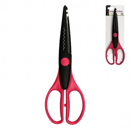 Ciseaux crantes fantaisie