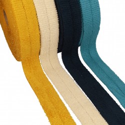 Tresse bordure pré pliée chenille