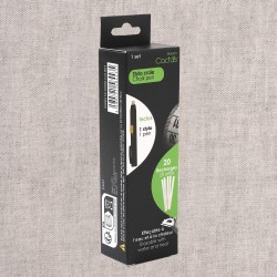 Cactus-stylo craie et 20 recharges