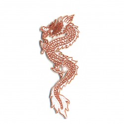 Dragons 8,5x3 cm - Rouge/blanc