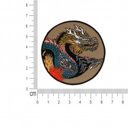 Ecusson legendes d'asie - Dragon