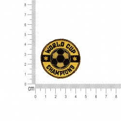 Ecusson world cup champions - Doré