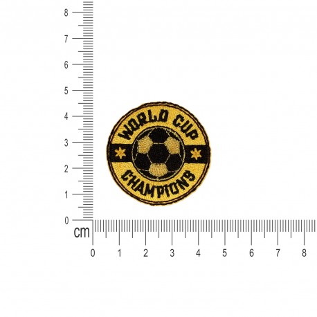 Ecusson world cup champions - Doré