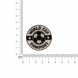 Ecusson world cup champions - Argent