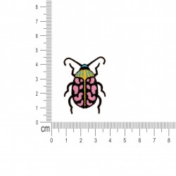 Ecusson insectes - Scarabée rose