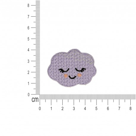 Ecusson univers crochet - Nuage