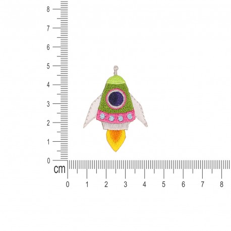 Ecusson explorons l'univers - Fusée