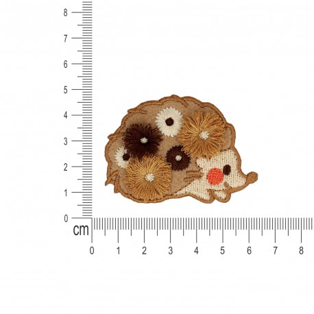 Ecusson avec pompons - Herisson