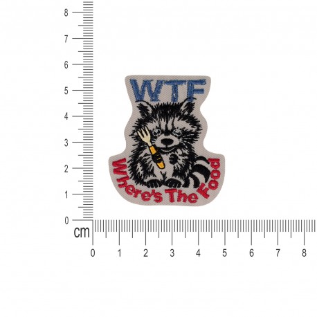 Ecusson animaux avec slogans - Wtf