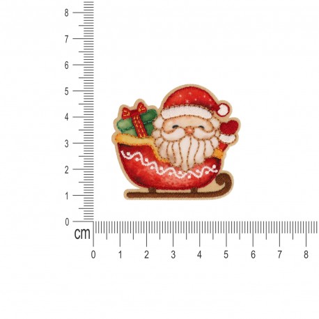 Ecusson esprit de noel - Père noël