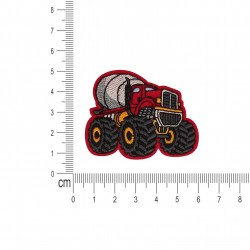Ecusson vehicule de chantier - Camion construction