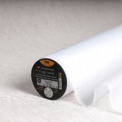 Tissu T55-entoilage Tissé Leger Thermocollant Blanc 