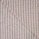 Tissu Effet Lin Rayure Taupe