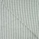 Tissu Effet Lin Rayure Kaki