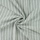Tissu Effet Lin Rayure Kaki