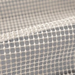 Tissu Antiderapant Grille Ecru