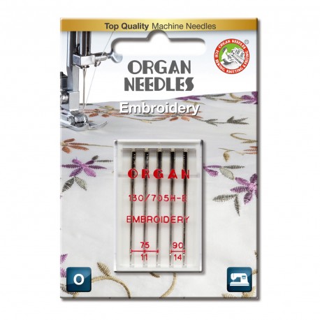 Organ needles embroidery 75-90 - 