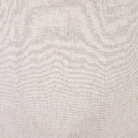 Tissu Lin Melangé Pepino Uni Ecru 