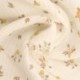 Tissu Double Gaze Imprimée Fleurs 