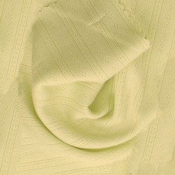 Tissu Jersey Ajouré Vert 
