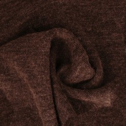 Tissu Maille Facon Cachemire Bordeaux