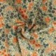 Tissu Popeline Imprimée Digitale Orange 