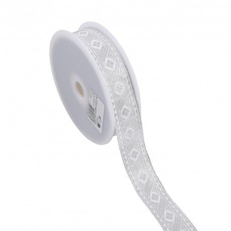 Galon jacquard losanges