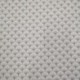 Tissu Popeline Eventails Blanc Gris 