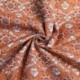 Tissu Toile Imprimée Kashgar Terracotta