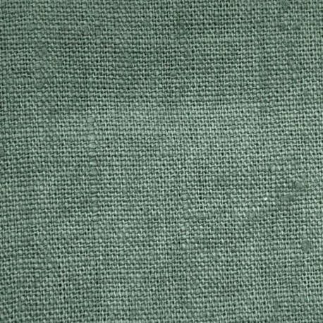 Tissu Lin Lavé Verone Green Smoke 