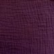 Tissu Double Gaze Fripouille Prune