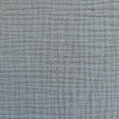 Tissu Double Gaze Fripouille Perle 