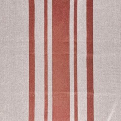 Tissu Bernadette Rayure Rouge 