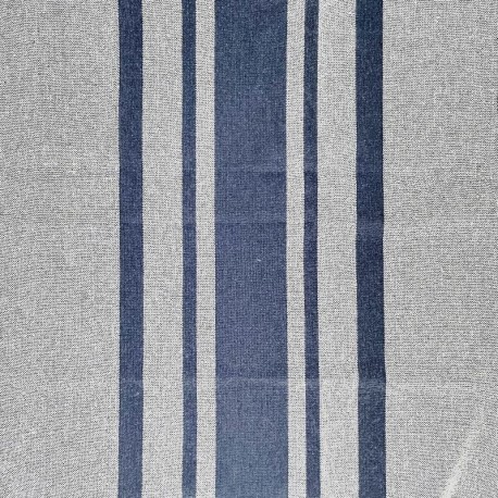 Tissu Bernadette Rayure Denim 