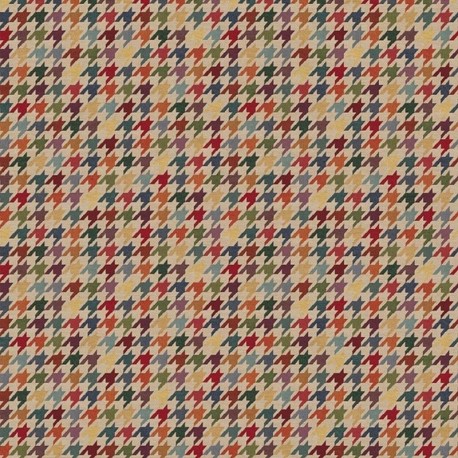 Tissu Jacquard Pied de Poule