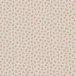 Tissu Demi Panama Enduit Fleurs 