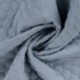Tissu Twill Coton Matelassé Bleu D'eau
