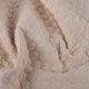 Tissu Twill Coton Matelassé Sable Clair 