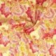 Tissu Popeline Imprimée Paisley Rose