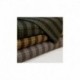 Tissu Jersey Lainage Motif Carreaux Marron 
